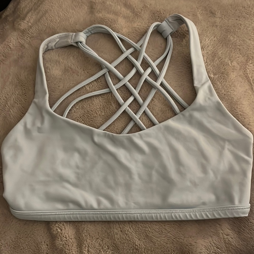 Blue Free To Be *Wild* Lulu Lemon bra
